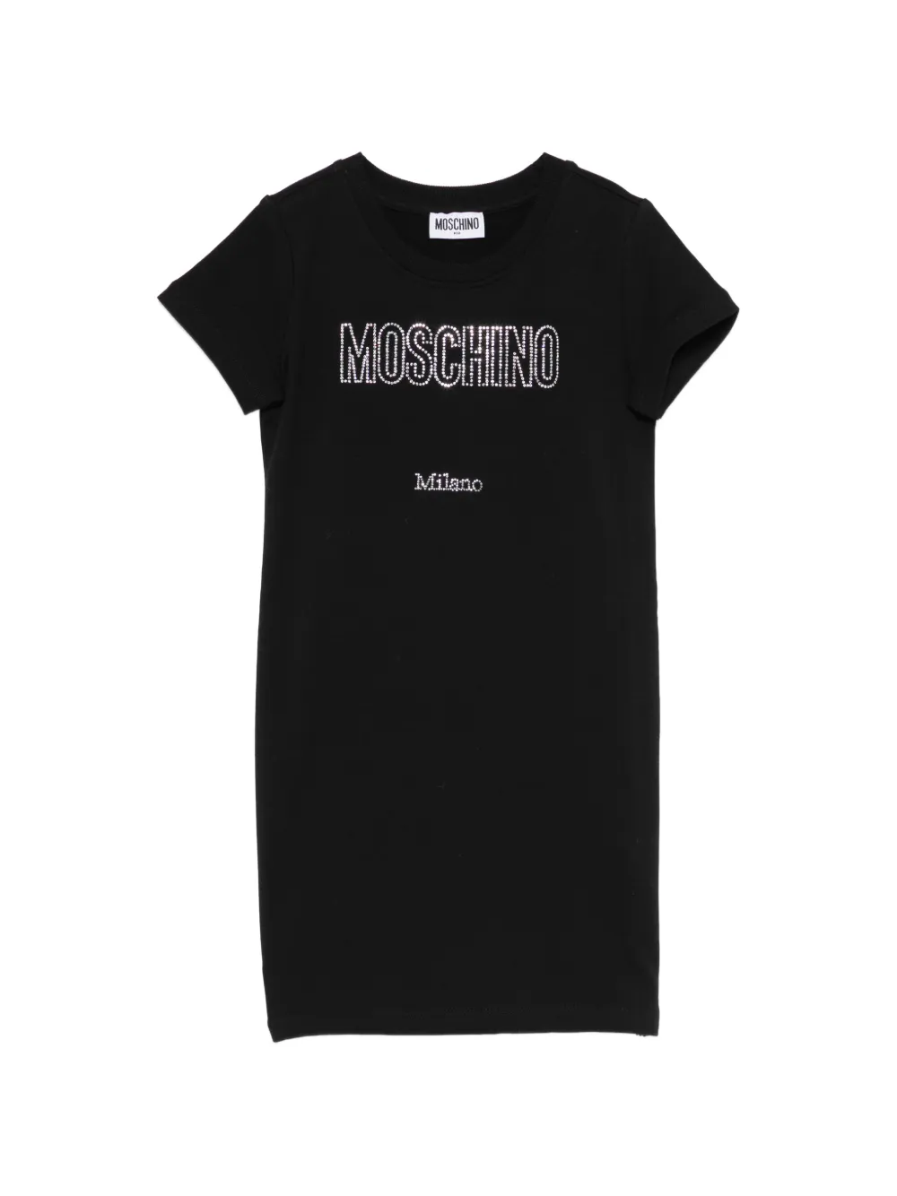 Платье с отделкой в виде логотипа Moschino Kids, черный
Платье с отделкой в виде логотипа Moschino Kids, черный
