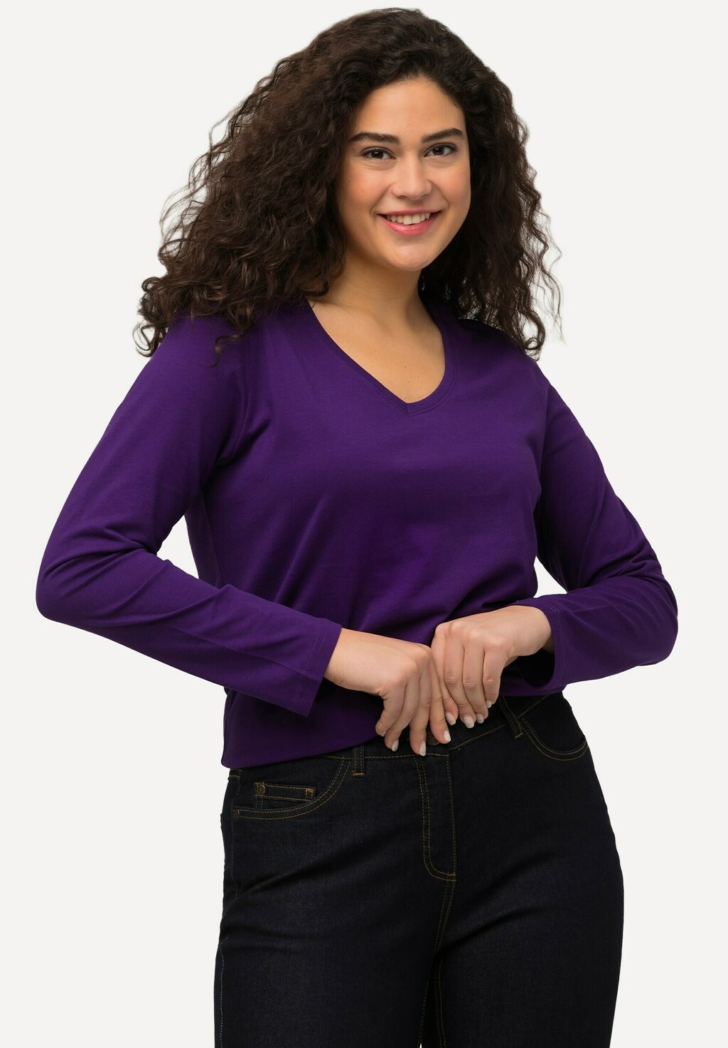 Топ с длинными рукавами V-AUSSCHNITT Ulla Popken, темно-фиолетовый
Топ с длинными рукавами V-AUSSCHNITT Ulla Popken, темно-фиолетовый