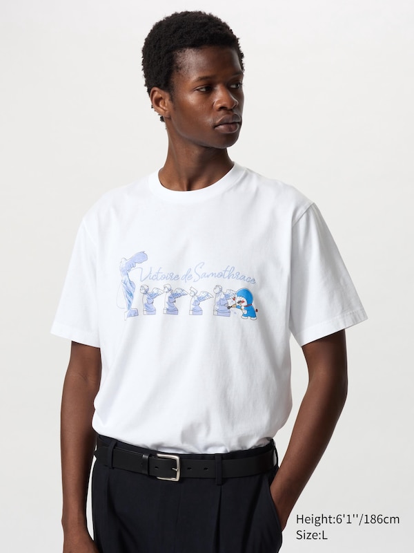 Футболка с графическим принтом «Дораэмон встречает Лувр» Uniqlo, белый
Футболка с графическим принтом «Дораэмон встречает Лувр» Uniqlo, белый