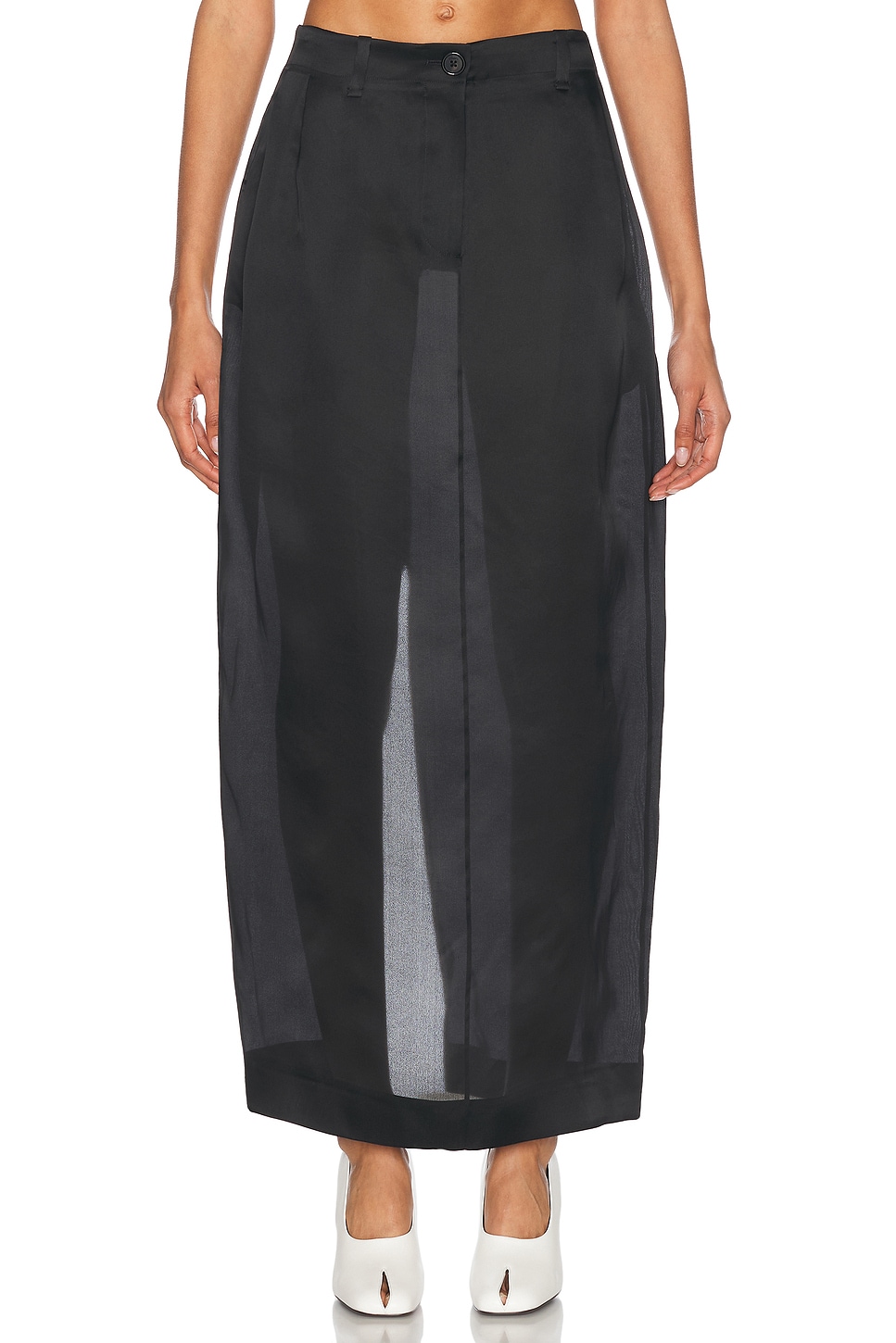 Lucian Organza Юбка Khaite, Black 
Lucian Organza Юбка Khaite, Black