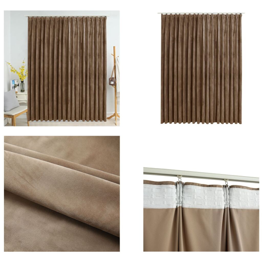 VidaXL Плотные шторы с крючками Velvet Beige 290 x 245 см - Шторы - Шторы - Шторы с металлическими люверсами - Шторы с металлическими люверсами, бежевый
VidaXL Плотные шторы с крючками Velvet Beige 290 x 245 см - Шторы - Шторы - Шторы с металлическими люверсами - Шторы с металлическими люверсами, бежевый