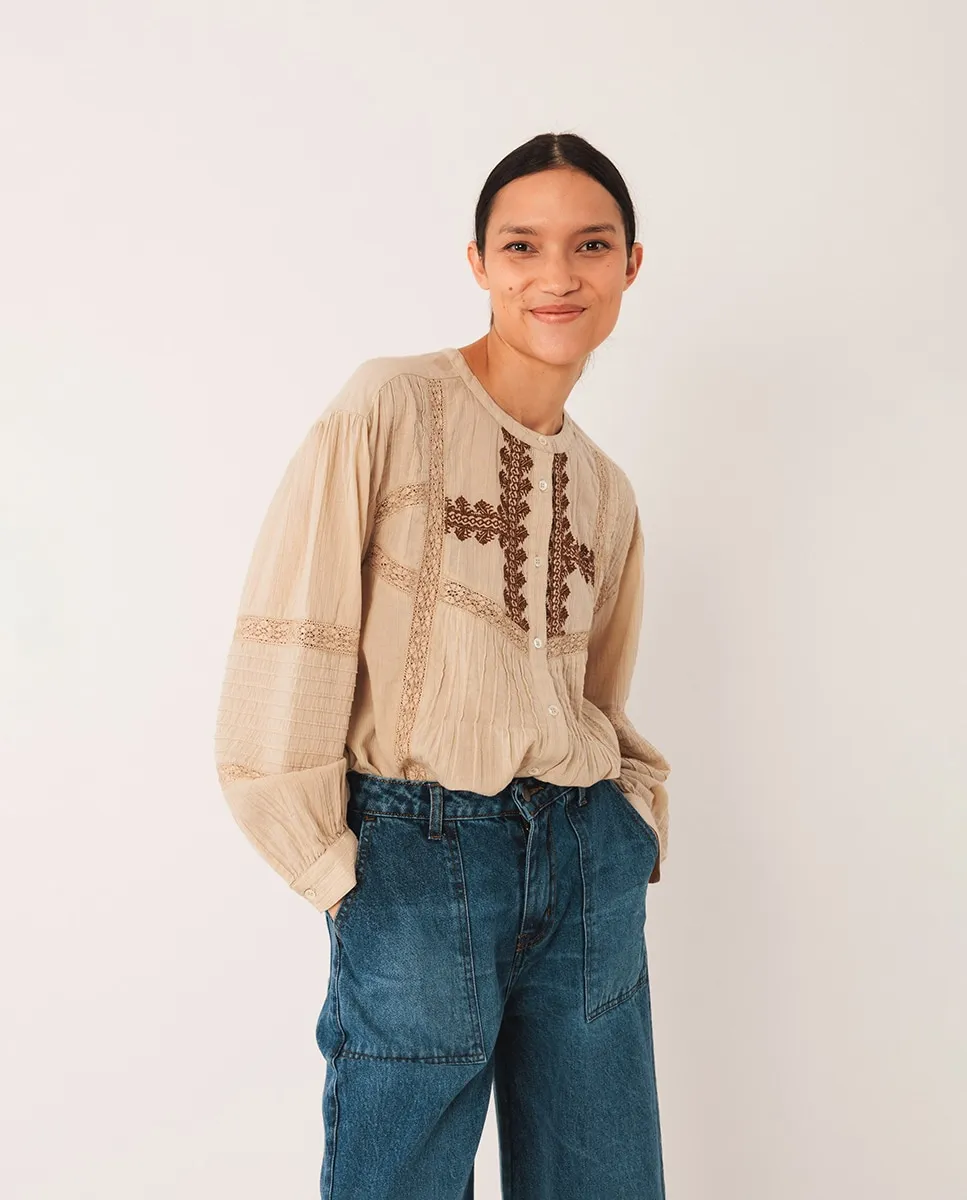 Женская рубашка с длинным рукавом и круглым вырезом Indi & Cold, светло-серый
Женская рубашка с длинным рукавом и круглым вырезом Indi & Cold, светло-серый