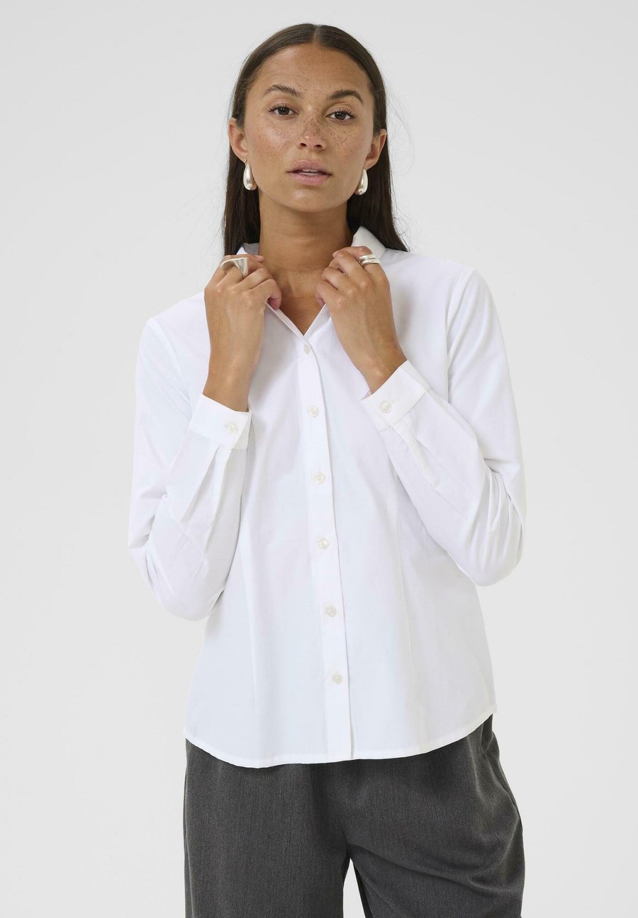 Блуза Kaffe Button-down blouse, Optical White/White
Блуза Kaffe Button-down blouse, Optical White/White
