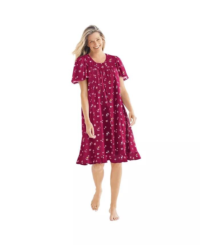 Короткое хлопковое платье больших размеров с цветочным принтом Dreams & Co., мультиколор
Короткое хлопковое платье больших размеров с цветочным принтом Dreams & Co., мультиколор