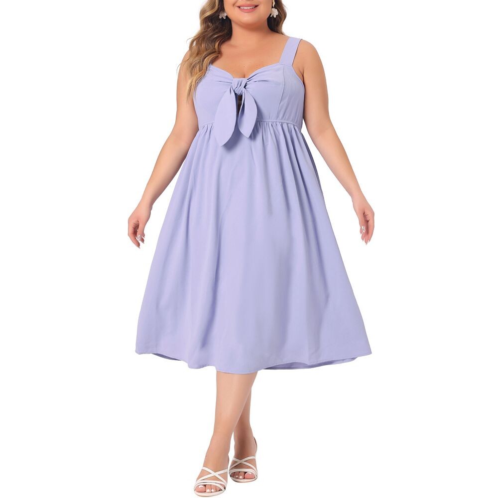 Платье-комбинация больших размеров для женщин, милые с бантом, струящиеся платья миди Agnes Orinda, фиолетовый
Платье-комбинация больших размеров для женщин, милые с бантом, струящиеся платья миди Agnes Orinda, фиолетовый
