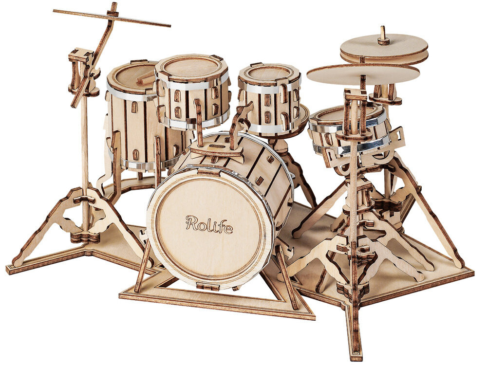 ROBOTIME Деревянный 3D-пазл - Барабаны
ROBOTIME Деревянный 3D-пазл - Барабаны