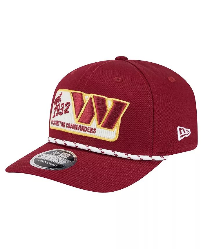 Мужская бордовая кепка Washington Commanders Chant 9SEVENTY с эластичными кнопками New Era
Мужская бордовая кепка Washington Commanders Chant 9SEVENTY с эластичными кнопками New Era