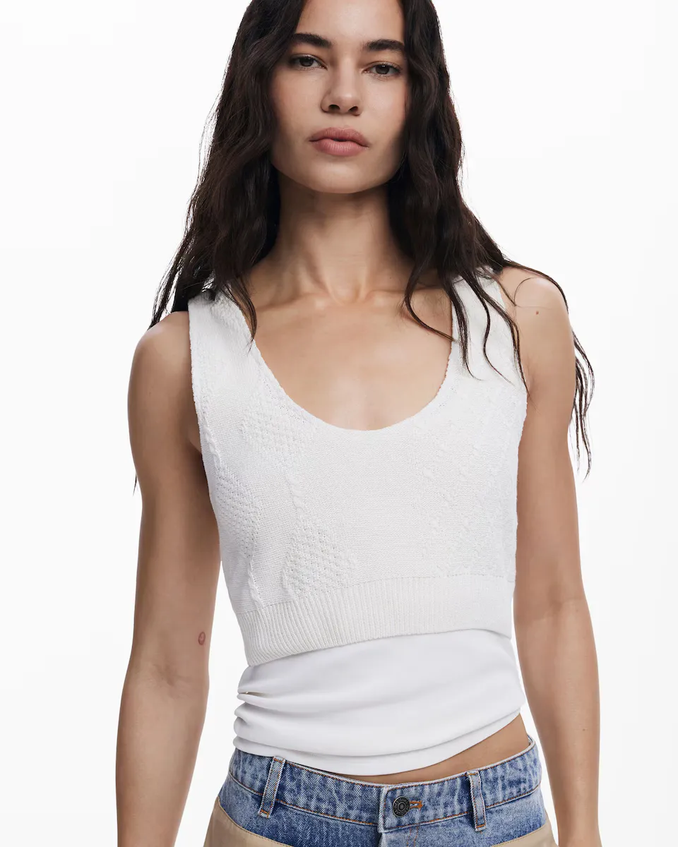 Женская футболка 2 в 1 Desigual, белый
Женская футболка 2 в 1 Desigual, белый