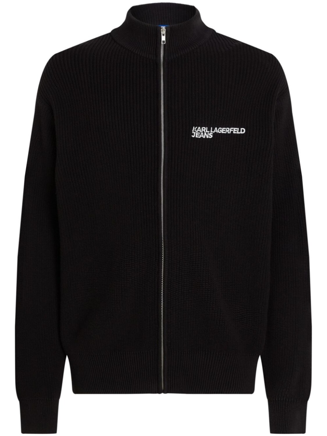 Кардиган с вышитым логотипом Karl Lagerfeld Jeans, черный 
Кардиган с вышитым логотипом Karl Lagerfeld Jeans, черный