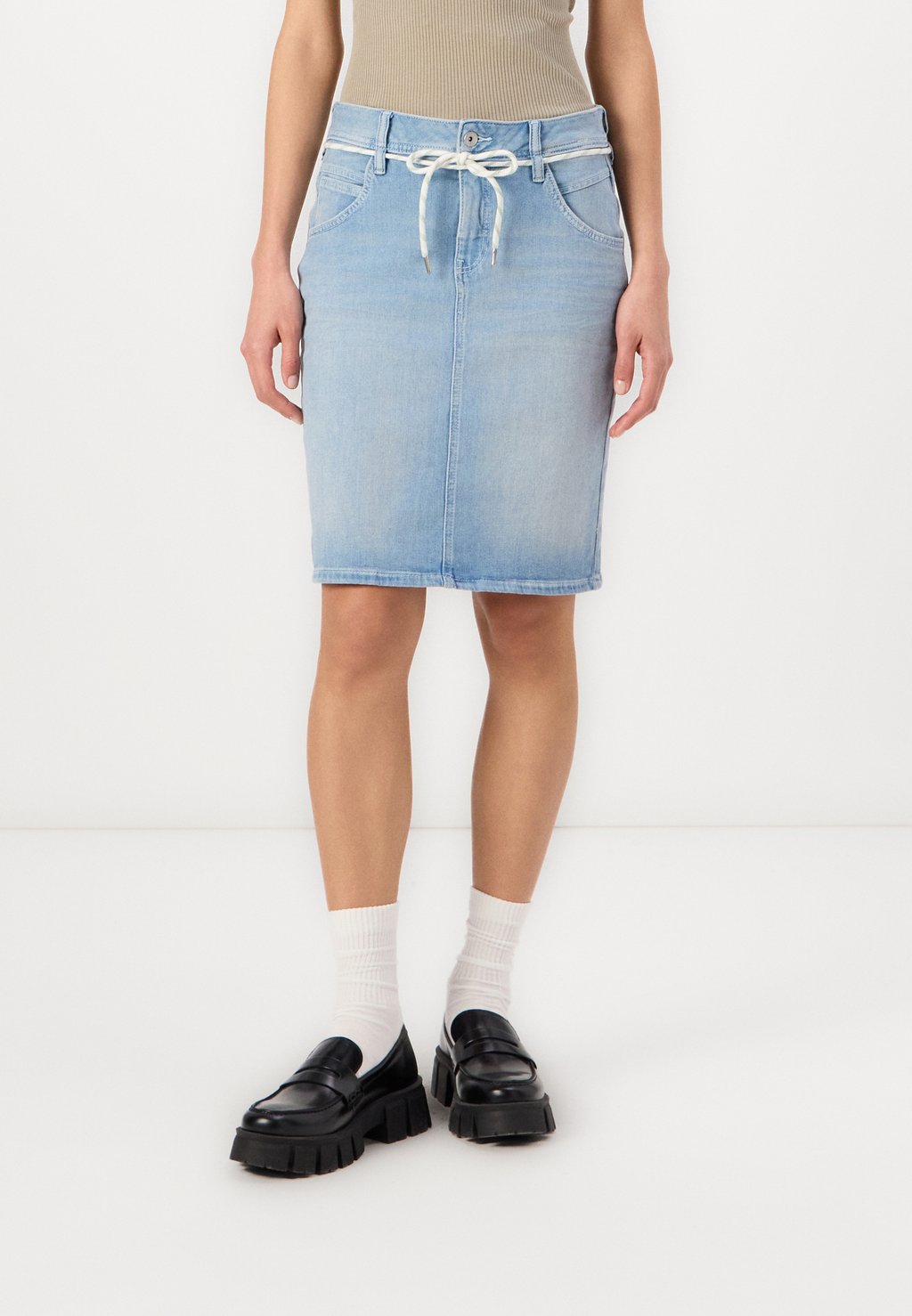 Джинсовая юбка TOM TAILOR, деним
Джинсовая юбка TOM TAILOR, деним