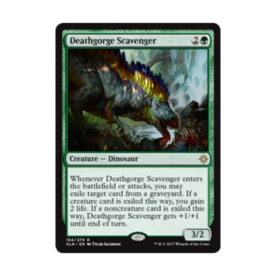 CCG Мусорщик из Ущелья Смерти (клавиша R), MTG - Ixalan
CCG Мусорщик из Ущелья Смерти (клавиша R), MTG - Ixalan