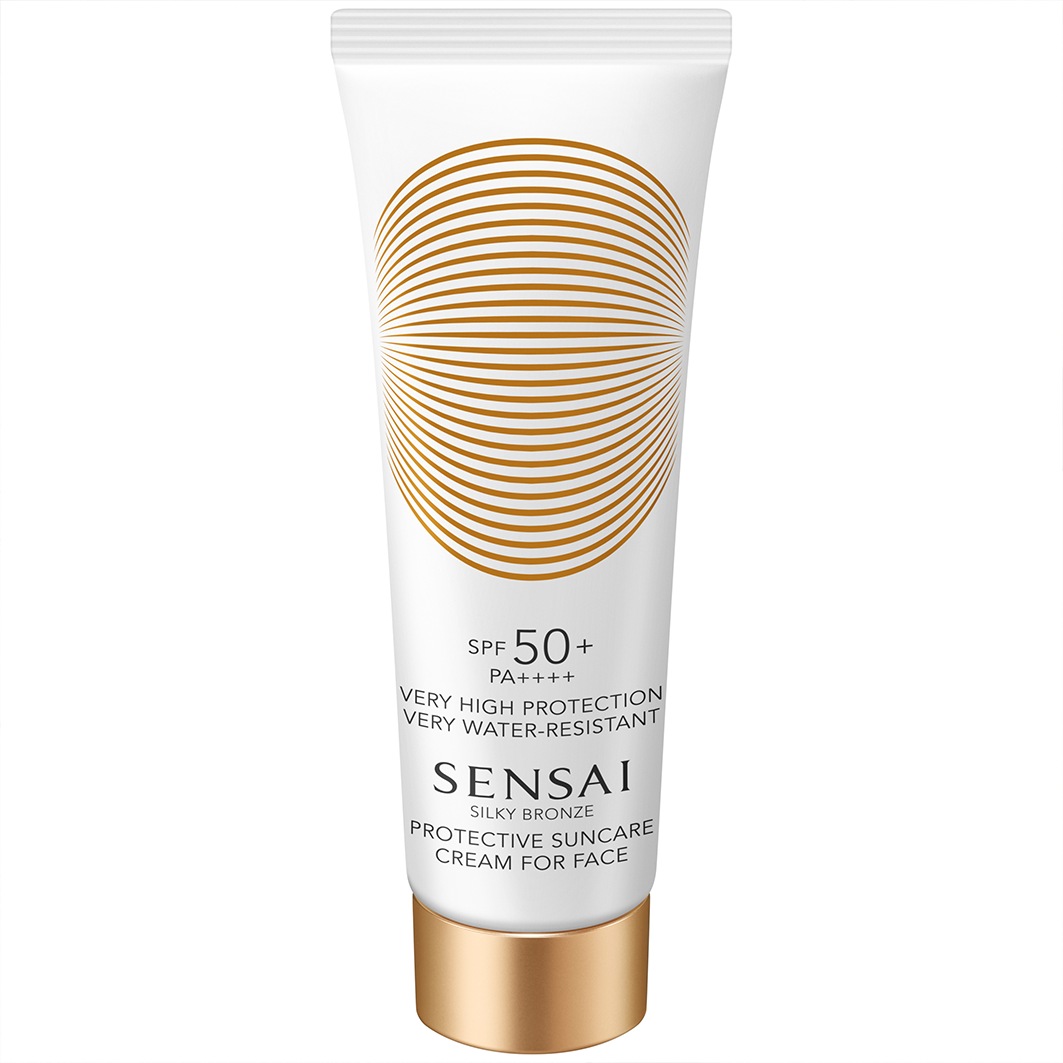 Солнцезащитный крем silky bronze protective suncare cream for face 50+ Sensai, объем 50 мл
Солнцезащитный крем silky bronze protective suncare cream for face 50+ Sensai, объем 50 мл