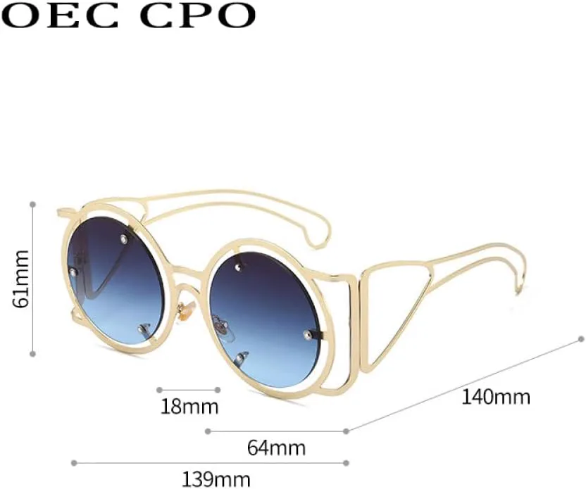 Круглые солнцезащитные очки в стиле стимпанк для женщин, панк, металлическая оправа, солнцезащитные очки, защита от ультрафиолета UV400 LANGSER, Gold-pink
Круглые солнцезащитные очки в стиле стимпанк для женщин, панк, металлическая оправа, солнцезащитные очки, защита от ультрафиолета UV400 LANGSER, Gold-pink