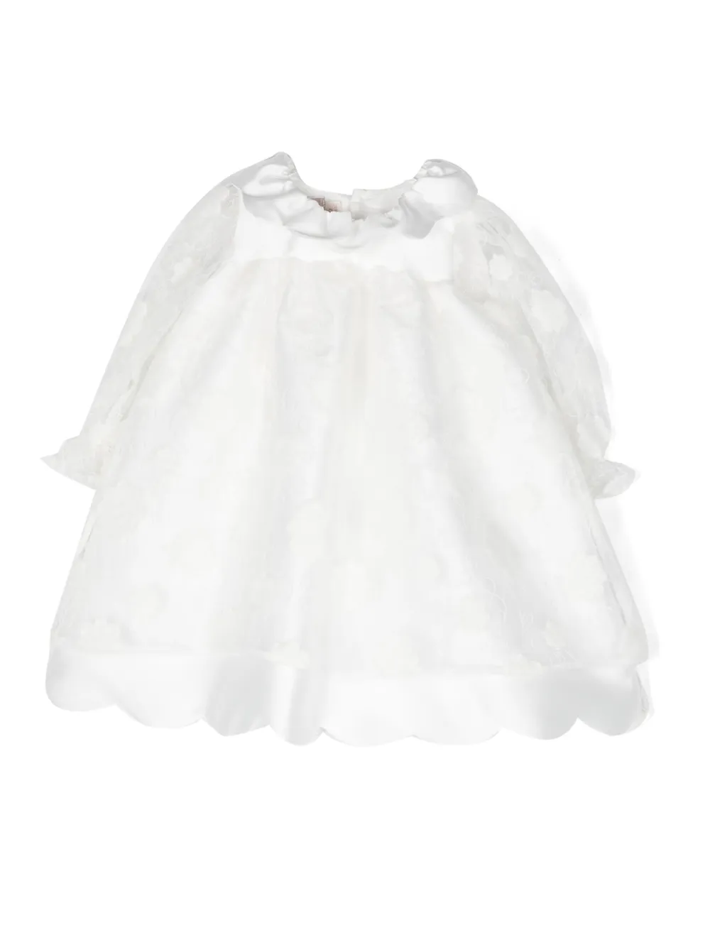 Платье с фестонами La Stupenderia, белый
Платье с фестонами La Stupenderia, белый