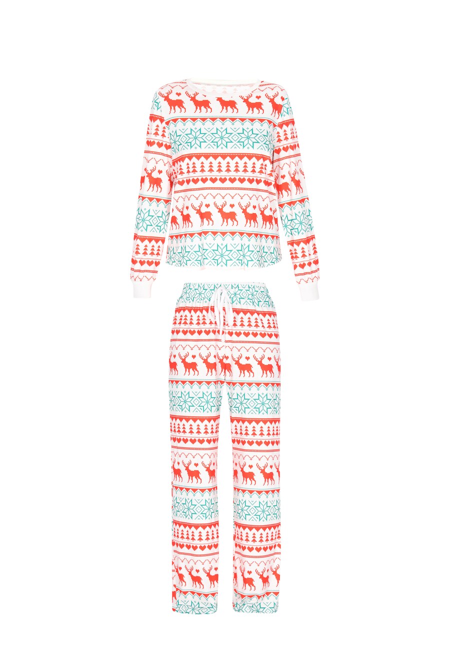 Пижама swirly, цвет Blood red/White 
Пижама swirly, цвет Blood red/White