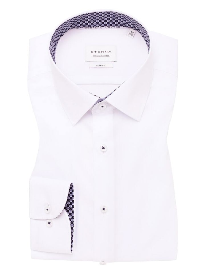 Рубашка с длинными рукавами белого цвета Eterna
Рубашка с длинными рукавами белого цвета Eterna