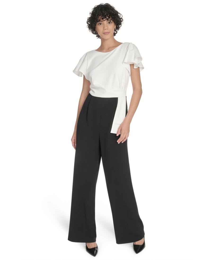 Женский комбинезон с рукавами-крылышками Tommy Hilfiger, Ivory, Black
Женский комбинезон с рукавами-крылышками Tommy Hilfiger, Ivory, Black