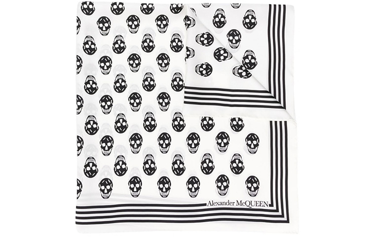 Alexander McQueen Шарф с принтом черепа, White
Alexander McQueen Шарф с принтом черепа, White