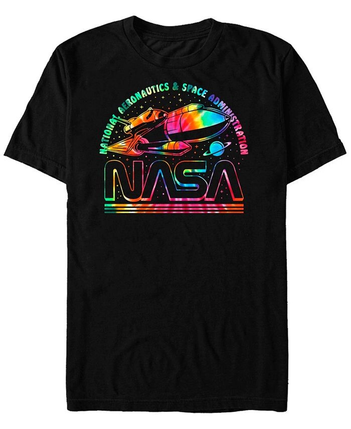 Мужская футболка с короткими рукавами и логотипом NASA Rainbow Tie Dye Rocket Fifth Sun, черный
Мужская футболка с короткими рукавами и логотипом NASA Rainbow Tie Dye Rocket Fifth Sun, черный
