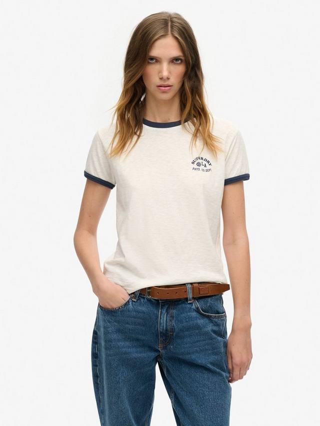 Футболка Athletic Essentials с пляжным принтом и контрастной отделкой Superdry, Off White
Футболка Athletic Essentials с пляжным принтом и контрастной отделкой Superdry, Off White