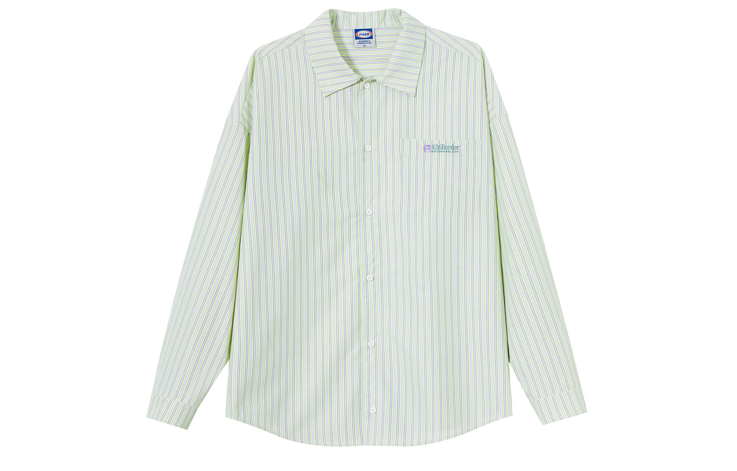 F426 Рубашка унисекс, Зеленый
F426 Рубашка унисекс, Зеленый