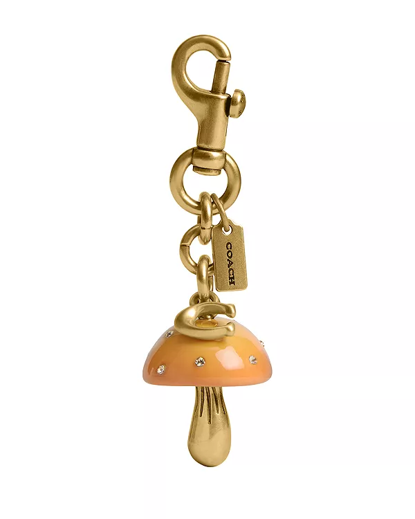 Брелок для сумки в виде гриба Coach, золотой
Брелок для сумки в виде гриба Coach, золотой