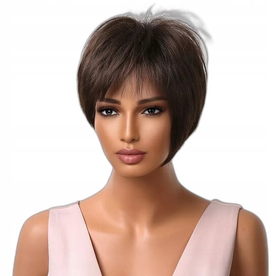 Короткий темно-коричневый парик, женские парики + шапочка, inna
Короткий темно-коричневый парик, женские парики + шапочка, inna