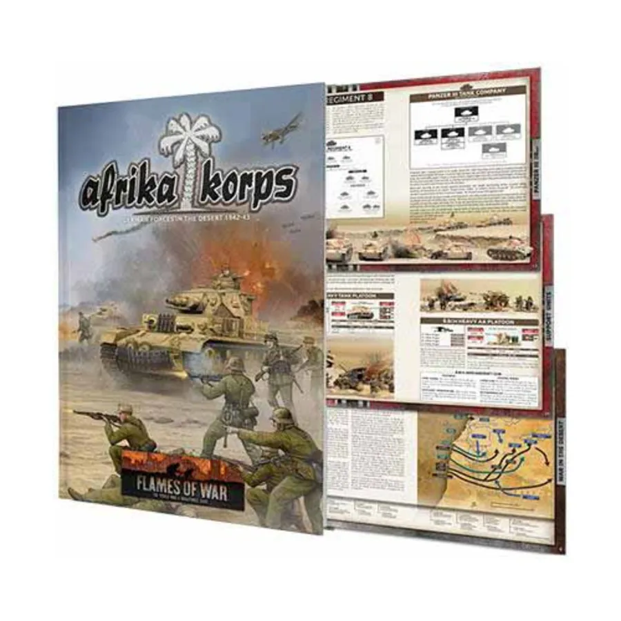 Африканский корпус - немецкие войска в пустыне 1942-43 гг., Flames of War - WWII - Core Rules & Assorted (4th Edition)
Африканский корпус - немецкие войска в пустыне 1942-43 гг., Flames of War - WWII - Core Rules & Assorted (4th Edition)