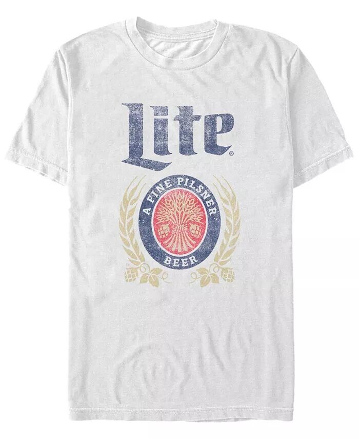 Футболка мужская Miller Lite Distressed A Fine Pilsner с коротким рукавом и логотипом Fifth Sun, белый
Футболка мужская Miller Lite Distressed A Fine Pilsner с коротким рукавом и логотипом Fifth Sun, белый