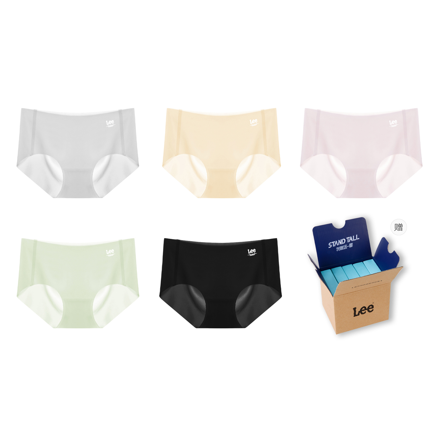 Lee Подарочный набор женского белья 5 пар
Lee Подарочный набор женского белья 5 пар