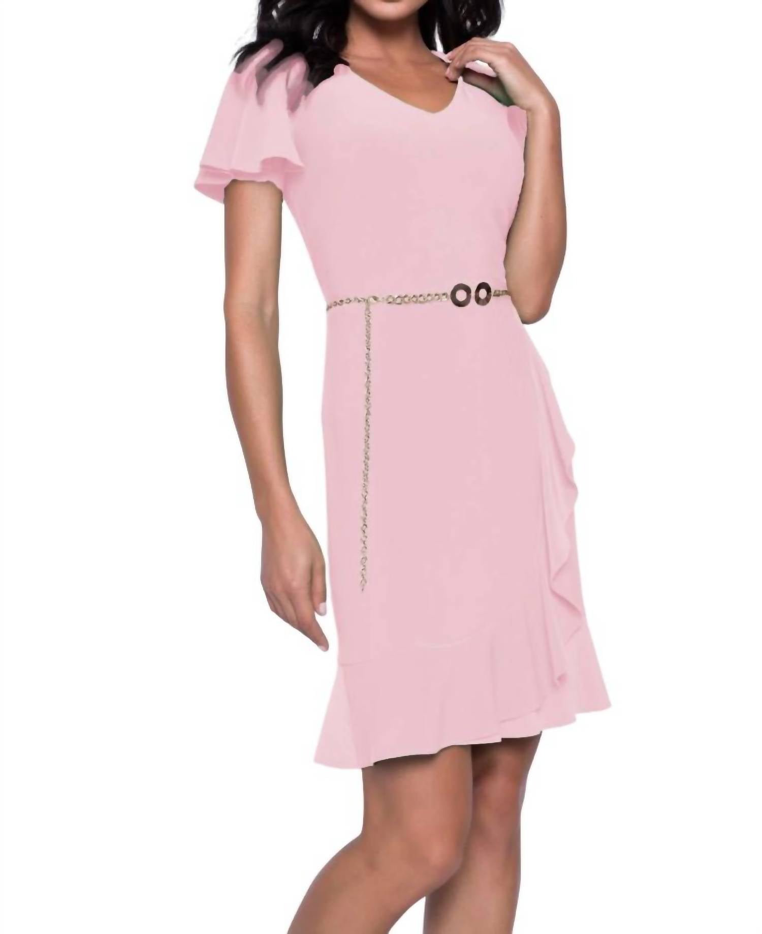 Платье-халат в нежно-розовом цвете Frank Lyman
Платье-халат в нежно-розовом цвете Frank Lyman