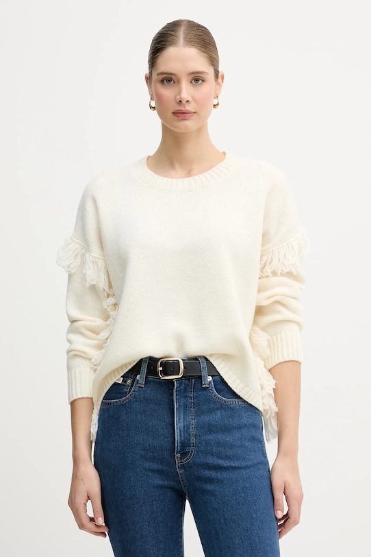 Свитер из шерстяной смеси United Colors of Benetton, бежевый
Свитер из шерстяной смеси United Colors of Benetton, бежевый