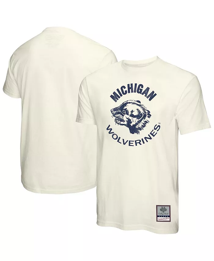 Мужская футболка Michigan Wolverines Vintage Tone в кремовом цвете Mitchell & Ness
Мужская футболка Michigan Wolverines Vintage Tone в кремовом цвете Mitchell & Ness