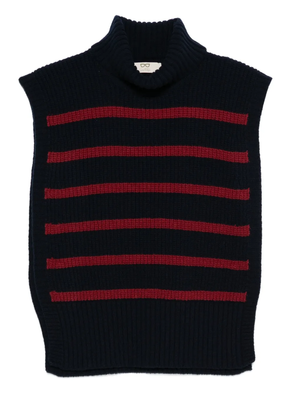 Шерстяной топ в полоску с высоким воротом DAVANTINO, черный
Шерстяной топ в полоску с высоким воротом DAVANTINO, черный