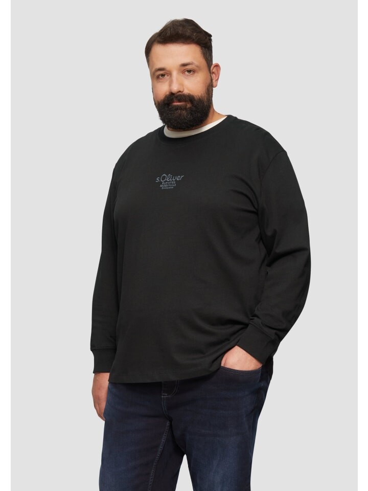 Футболка s.Oliver T-Shirt langarm, черный
Футболка s.Oliver T-Shirt langarm, черный