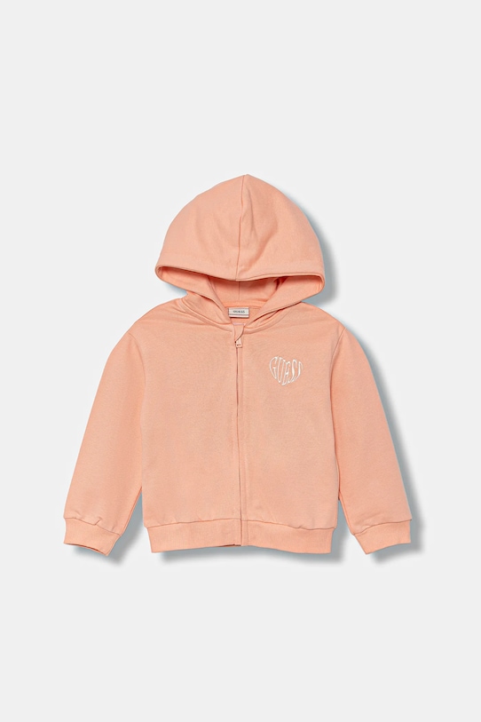Детская хлопковая толстовка Guess, оранжевый
Детская хлопковая толстовка Guess, оранжевый