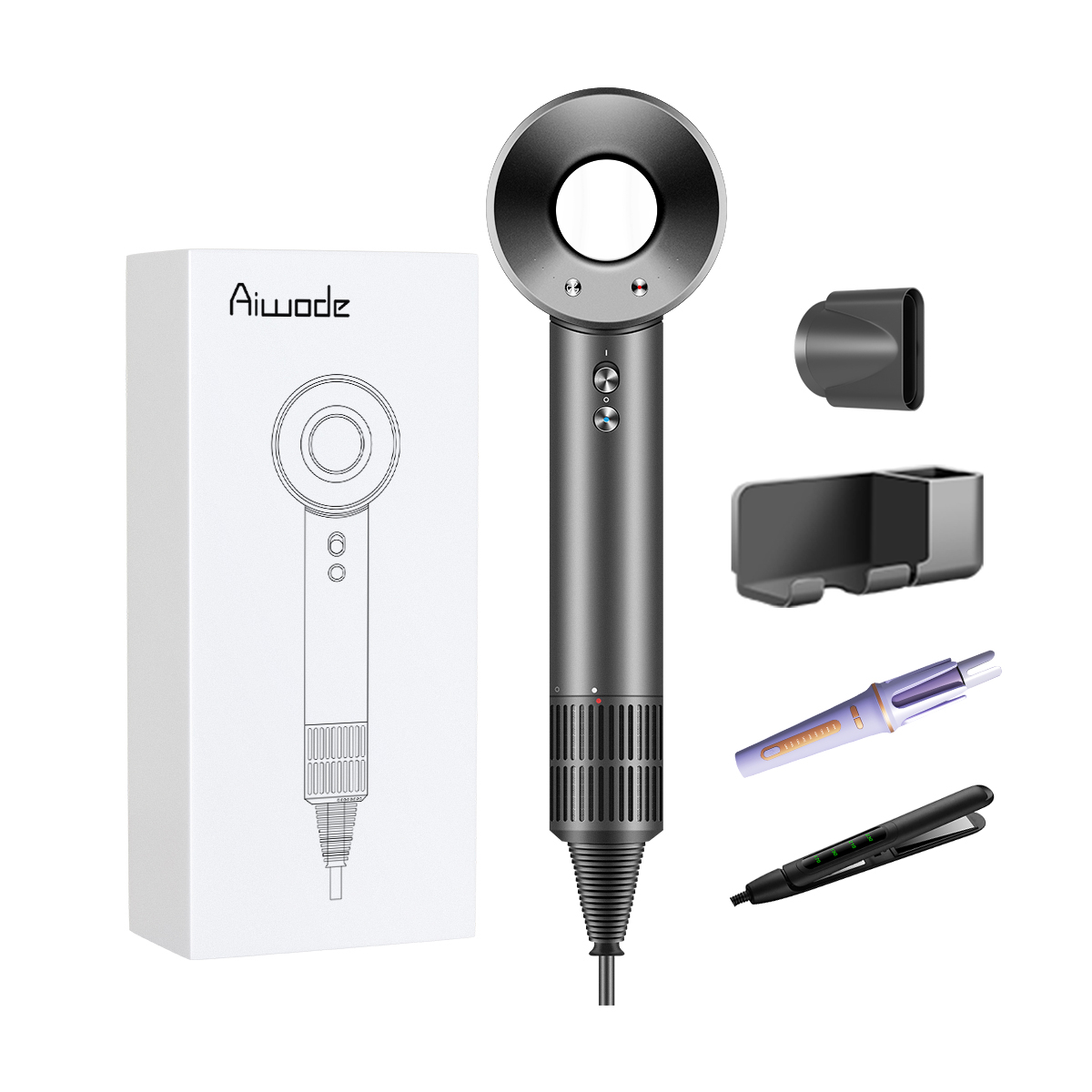 Фен K22 с постоянной температурой для бережной сушки и ухода за волосами Ai Wo De, Black
Фен K22 с постоянной температурой для бережной сушки и ухода за волосами Ai Wo De, Black