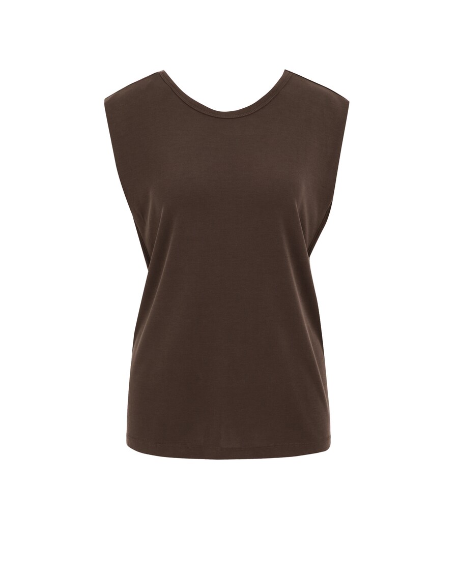 Топ WE Fashion, темно-коричневый
Топ WE Fashion, темно-коричневый