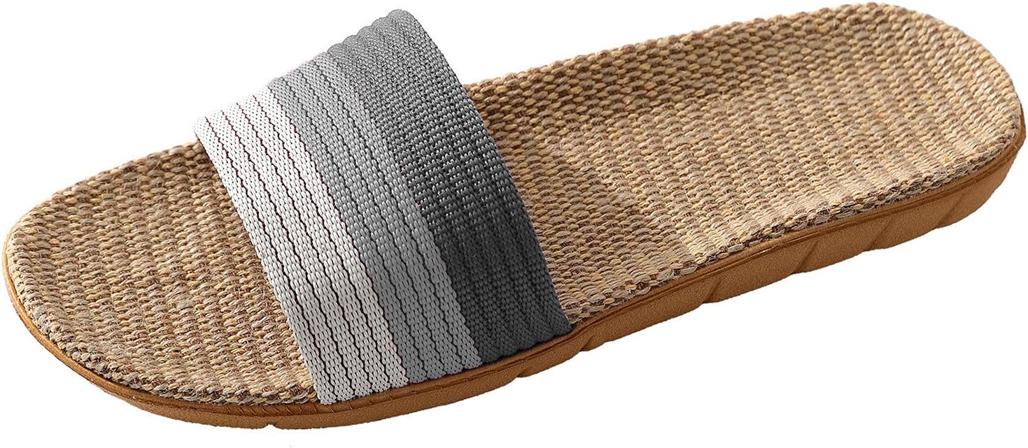 Женские и мужские льняные шлепанцы AnFeng с полоской, домашние тапочки, повседневная модная удобная обувь для пляжа с эффектом памяти, серый
Женские и мужские льняные шлепанцы AnFeng с полоской, домашние тапочки, повседневная модная удобная обувь для пляжа с эффектом памяти, серый