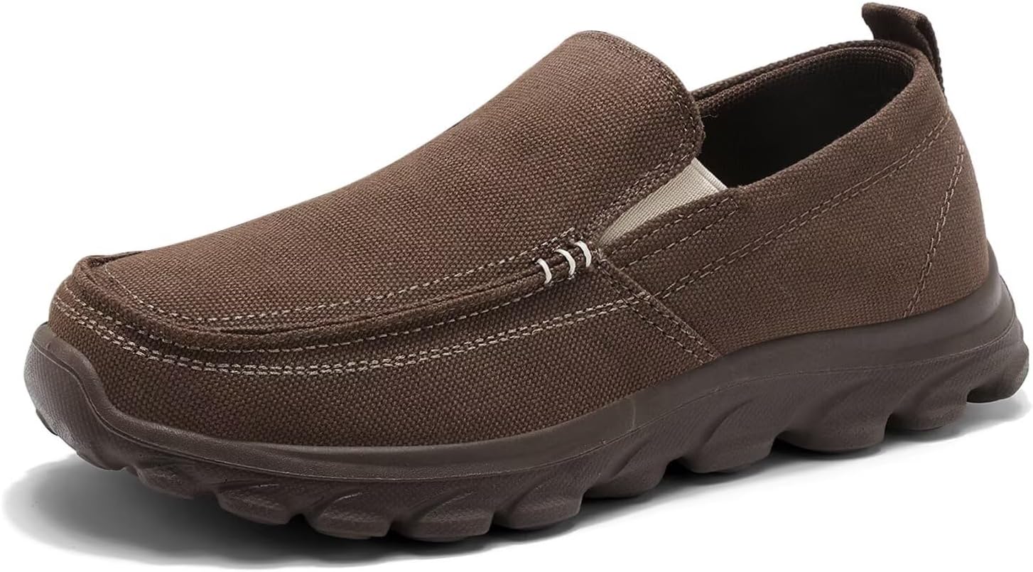 Мужские повседневные лоферы Cheval, удобные мокасины для ходьбы и вождения, мягкие ежедневные кроссовки, мокасины для мужчин, Canvas Coffee
Мужские повседневные лоферы Cheval, удобные мокасины для ходьбы и вождения, мягкие ежедневные кроссовки, мокасины для мужчин, Canvas Coffee