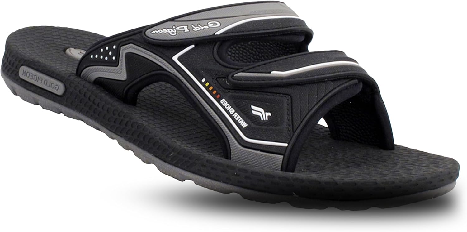 Сандалии Gold Pigeon EVA с амортизирующей подошвой против усталости, унисекс, с регулируемыми ремешками Gold Pigeon Shoes, серый
Сандалии Gold Pigeon EVA с амортизирующей подошвой против усталости, унисекс, с регулируемыми ремешками Gold Pigeon Shoes, серый