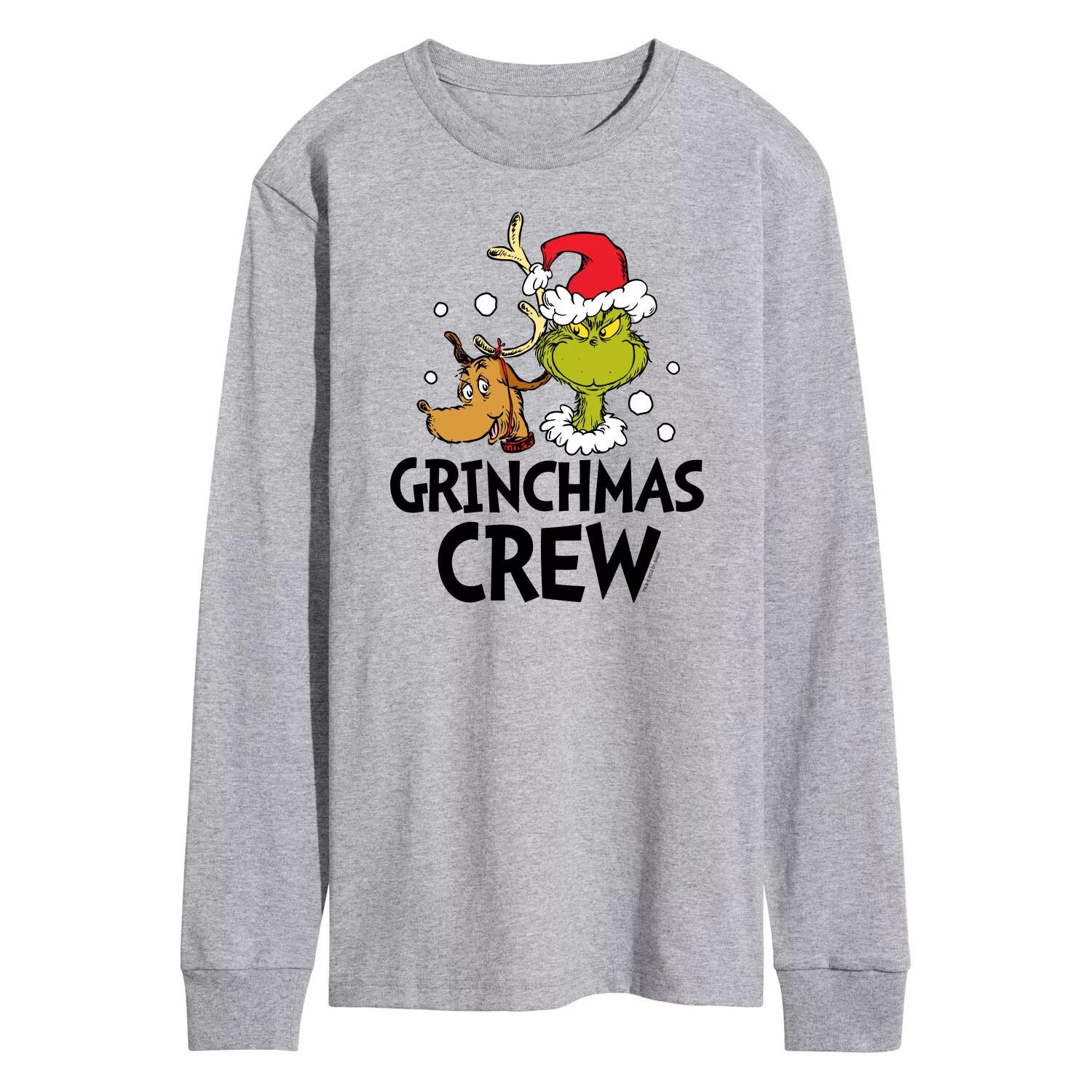 Мужская футболка с длинными рукавами и круглым вырезом Dr. Seuss Grinch Grinchmas Licensed Character
Мужская футболка с длинными рукавами и круглым вырезом Dr. Seuss Grinch Grinchmas Licensed Character
