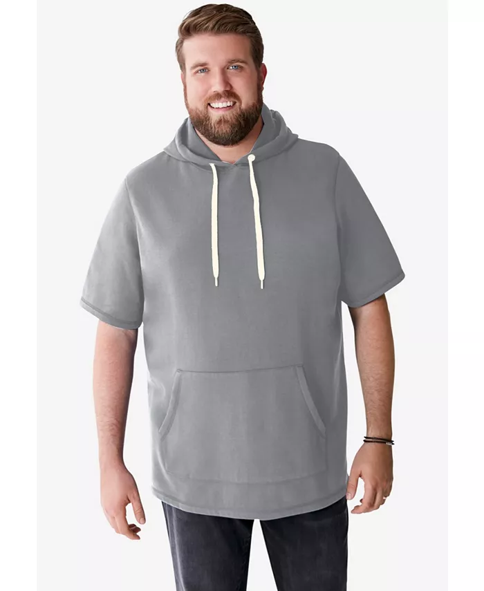 KingSize Мужская толстовка с коротким рукавом Big & Tall Liberty Blues, серый
KingSize Мужская толстовка с коротким рукавом Big & Tall Liberty Blues, серый