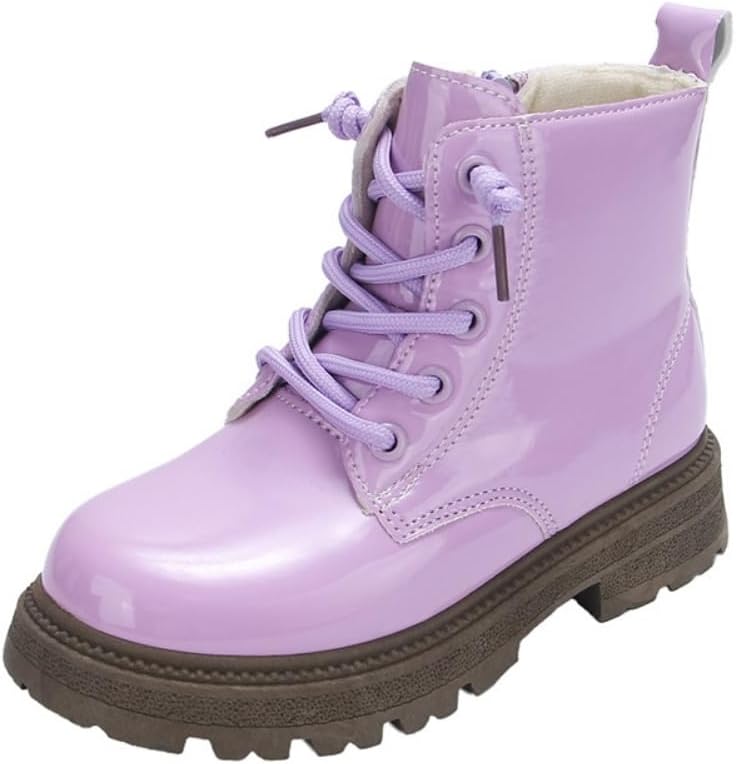 Мальчики и девочки Водонепроницаемые ботинки на шнуровке до щиколотки Зимние уличные с боковой молнией Модные снегоступы для малышей/детей JGKDTX, Purple
Мальчики и девочки Водонепроницаемые ботинки на шнуровке до щиколотки Зимние уличные с боковой молнией Модные снегоступы для малышей/детей JGKDTX, Purple