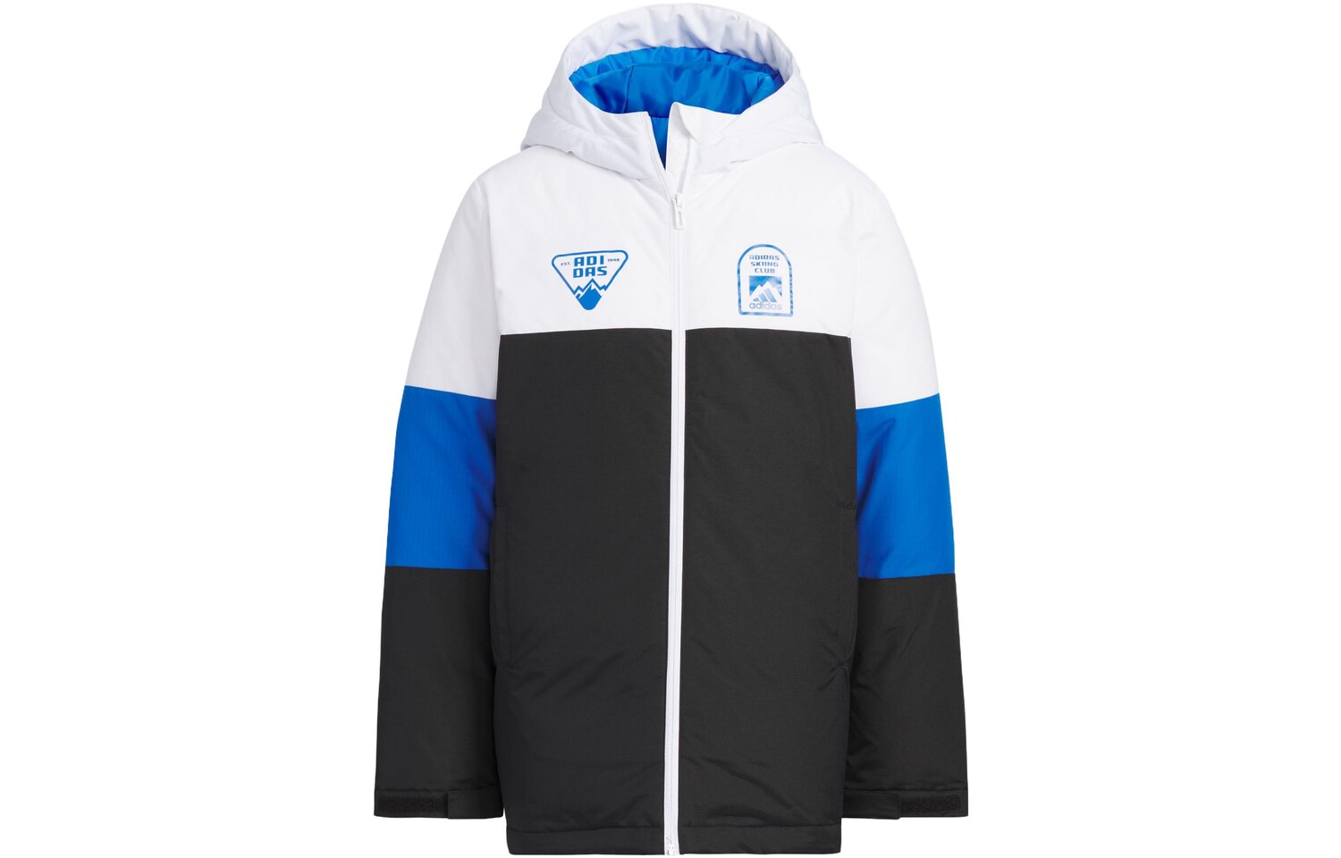 Детский пуховик Adidas, черный/белый/синий
Детский пуховик Adidas, черный/белый/синий