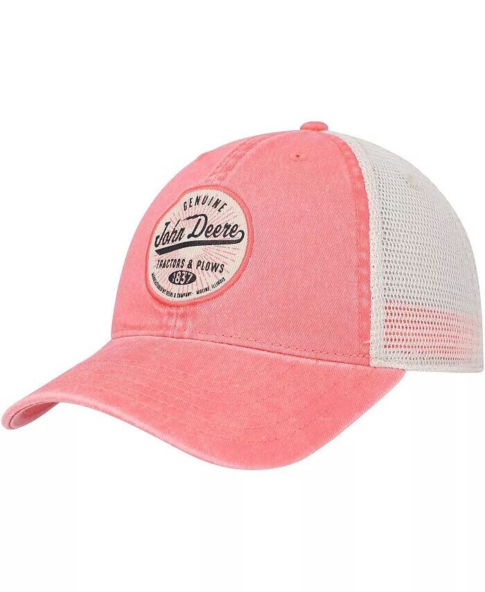 Женская розовая кепка John Deere Classic с логотипом из саржи и сетчатой ткани Trucker Snapback Top Of The World
Женская розовая кепка John Deere Classic с логотипом из саржи и сетчатой ткани Trucker Snapback Top Of The World