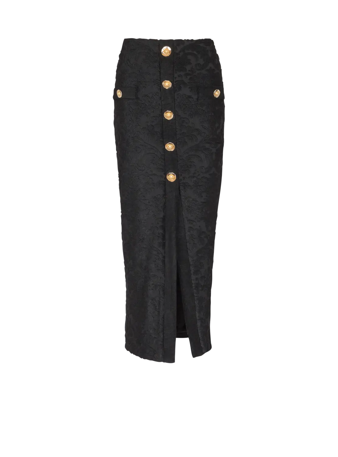 Миди-юбка с барочным узором Balmain, черный
Миди-юбка с барочным узором Balmain, черный