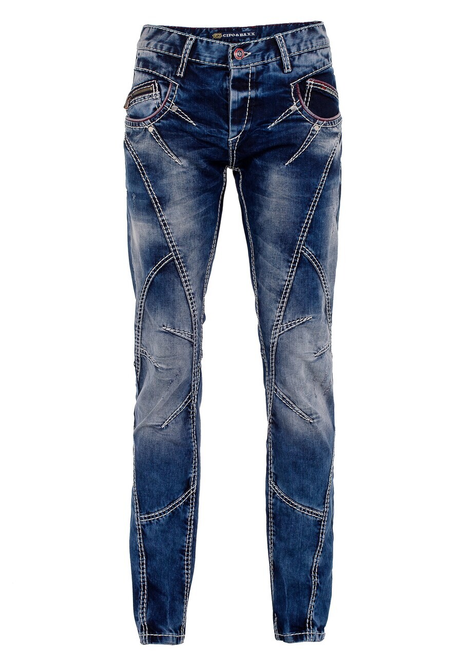 Джинсы CIPO & BAXX Slim fit Jeans, синий 
Джинсы CIPO & BAXX Slim fit Jeans, синий