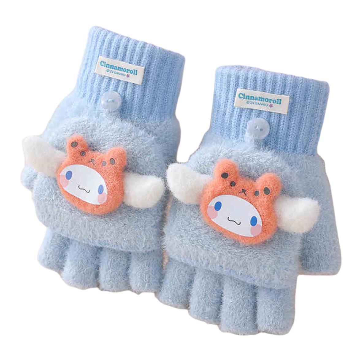 Sanrio Детские трикотажные перчатки из полиамида и эластана, Cinnamoroll
Sanrio Детские трикотажные перчатки из полиамида и эластана, Cinnamoroll