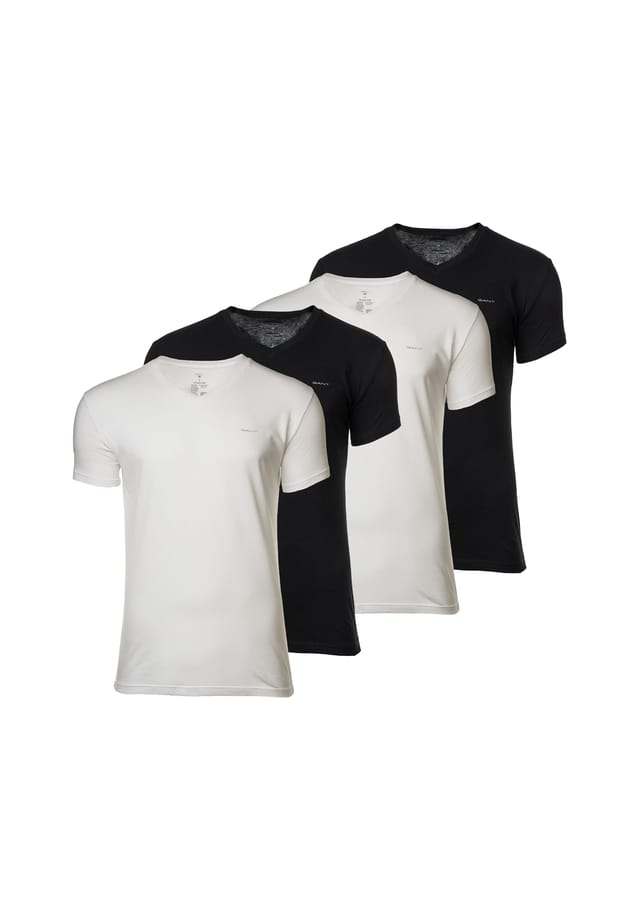 Футболка упаковка 4 шт. - футболка с v-образным вырезом упаковка 4 шт. хлопок короткий рукав v-образный вырез Gant, черный
Футболка упаковка 4 шт. - футболка с v-образным вырезом упаковка 4 шт. хлопок короткий рукав v-образный вырез Gant, черный